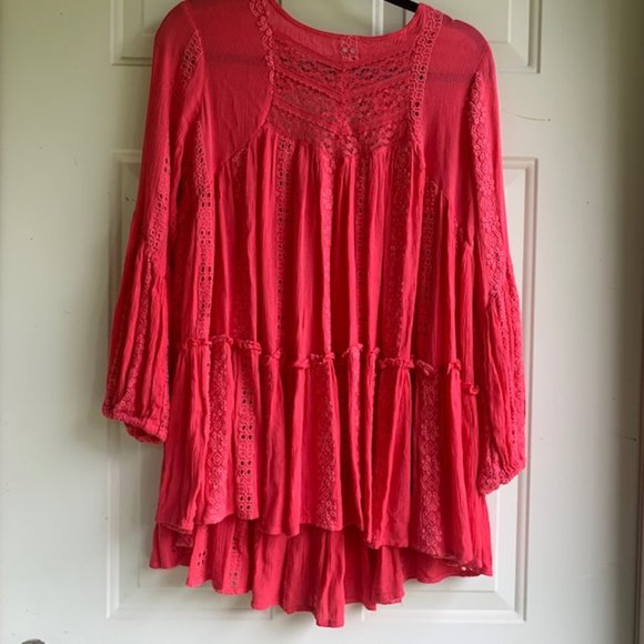 Free People Sweetest Dream Kiss Kiss Tunic Size S - Picture 5 of 12